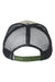 Imperial Hats 1287 Mens North Country Snapback Trucker Hat Stone/Moss Green/Charcoal Grey Flat Back