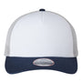 Imperial Mens North Country Snapback Trucker Hat - White/Navy Blue/Grey - NEW