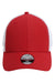 Imperial Hats X210SM Mens The Original Sport Mesh Moisture Wicking Snapback Hat Cardinal Red/White Flat Front