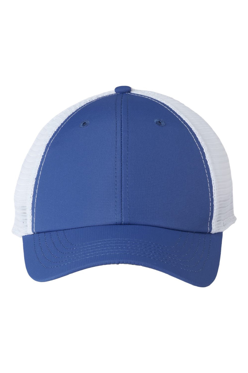 Imperial Hats X210SM Mens The Original Sport Mesh Moisture Wicking Snapback Hat Cobalt Blue/White Flat Front