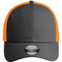 Imperial Mens The Original Sport Mesh Moisture Wicking Snapback Hat - Dark Grey/Neon Orange - NEW