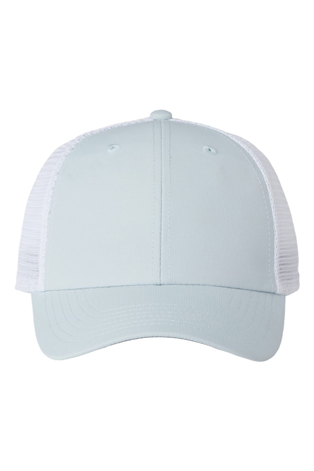 Imperial Hats X210SM Mens The Original Sport Mesh Moisture Wicking Snapback Hat Glacier Blue/White Flat Front