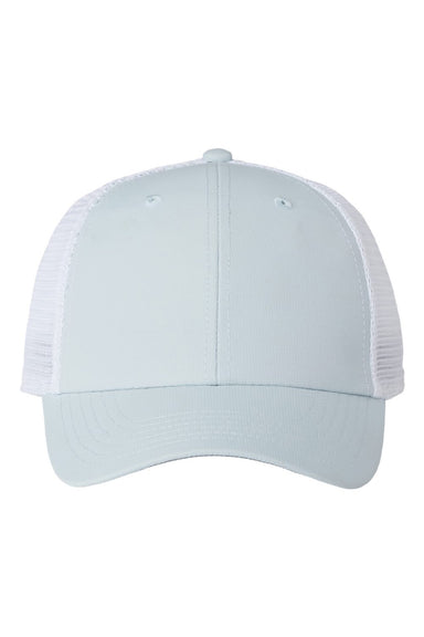 Imperial Hats X210SM Mens The Original Sport Mesh Moisture Wicking Snapback Hat Glacier Blue/White Flat Front