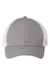 Imperial Hats X210SM Mens The Original Sport Mesh Moisture Wicking Snapback Hat Light Grey/White Flat Front