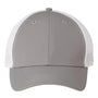 Imperial Mens The Original Sport Mesh Moisture Wicking Snapback Hat - Light Grey/White - NEW