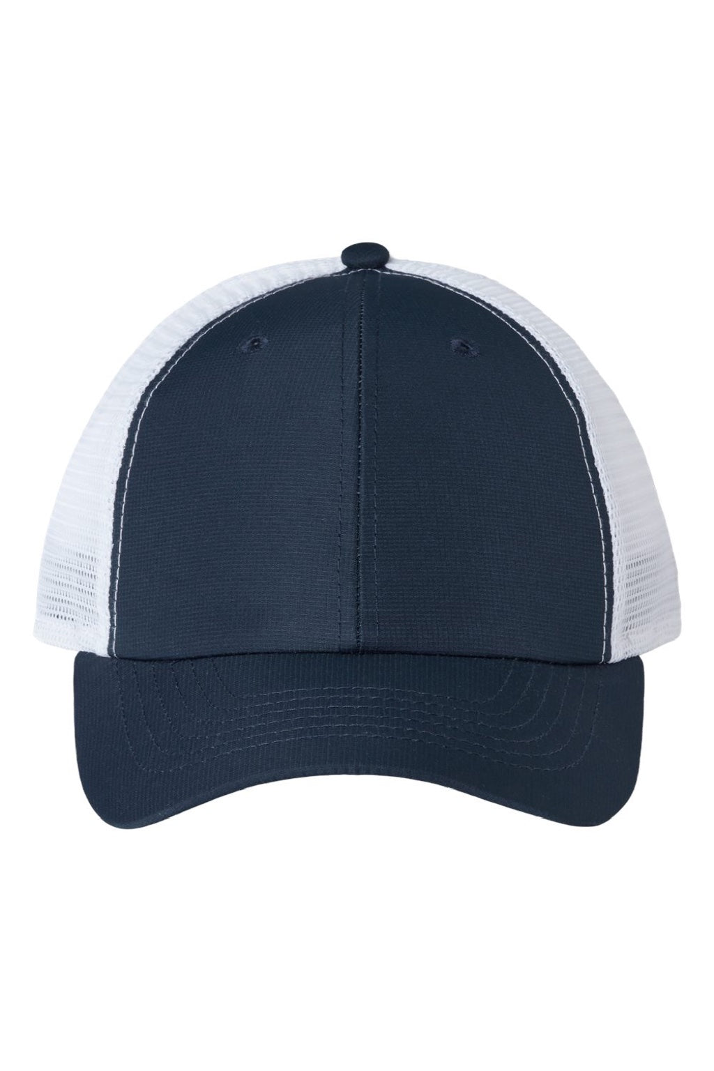 Imperial Hats X210SM Mens The Original Sport Mesh Moisture Wicking Snapback Hat True Navy Blue/White Flat Front