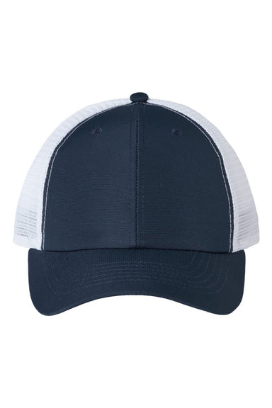 Imperial Hats X210SM Mens The Original Sport Mesh Moisture Wicking Snapback Hat True Navy Blue/White Flat Front