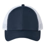 Imperial Hats Mens The Original Sport Mesh Moisture Wicking Snapback Hat - True Navy Blue/White