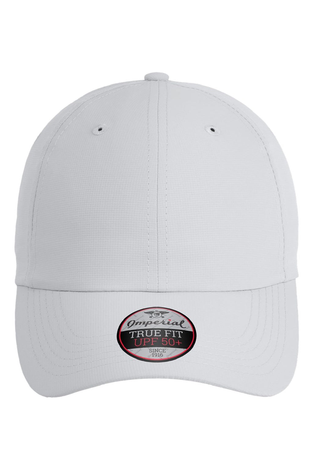 Imperial Hats X210P Mens The Original Performance Moisture Wicking Adjustable Hat Fog Grey Flat Front