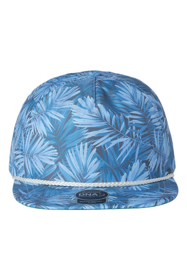 Imperial Hats DNA010 Mens The Aloha Rope Moisture Wicking Adjustable Hat Blue Hawai'in  Flat Front