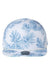 Imperial Hats DNA010 Mens The Aloha Rope Moisture Wicking Adjustable Hat Floral Mist Flat Front
