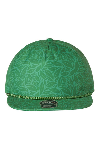 Imperial DNA010 Mens The Aloha Rope Hat Green Floral Flat Front