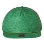 Imperial Hats Mens The Aloha Rope Moisture Wicking Adjustable Hat - Green Floral