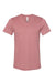 Bella + Canvas BC3005CVC Mens CVC Short Sleeve V-Neck T-Shirt Heather Mauve Flat Front