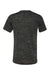 Bella + Canvas BC3005/3005/3655C Mens Jersey Short Sleeve V-Neck T-Shirt Black Marble Flat Back