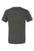 Bella + Canvas BC3655/3655C Mens Textured Jersey Short Sleeve V-Neck T-Shirt Charcoal Grey Marble Flat Back