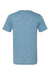 Bella + Canvas BC3005/3005/3655C Mens Jersey Short Sleeve V-Neck T-Shirt Denim Blue Slub Flat Back