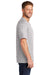 CornerStone CS430 Mens Short Sleeve Crewneck T-Shirt w/ Pocket Heather Grey Model Side