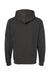 Tultex 331 Mens Full Zip Hooded Sweatshirt Hoodie w/ Pockets Heather Graphite Grey Flat Back