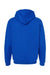 Tultex 331 Mens Full Zip Hooded Sweatshirt Hoodie Royal Blue Flat Back