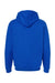 Tultex 331 Mens Full Zip Hooded Sweatshirt Hoodie w/ Pockets Royal Blue Flat Back