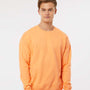 Tultex Mens Fleece Crewneck Sweatshirt - Cantaloupe Orange - NEW