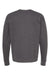 Tultex 340 Mens Fleece Crewneck Sweatshirt Heather Charcoal Grey Flat Back