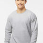 Tultex Mens Fleece Crewneck Sweatshirt - Heather Grey