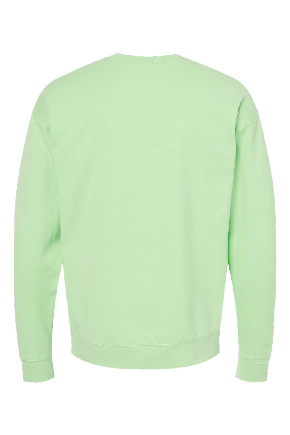 Tultex 340 Mens Fleece Crewneck Sweatshirt Neo Mint Green Flat Back
