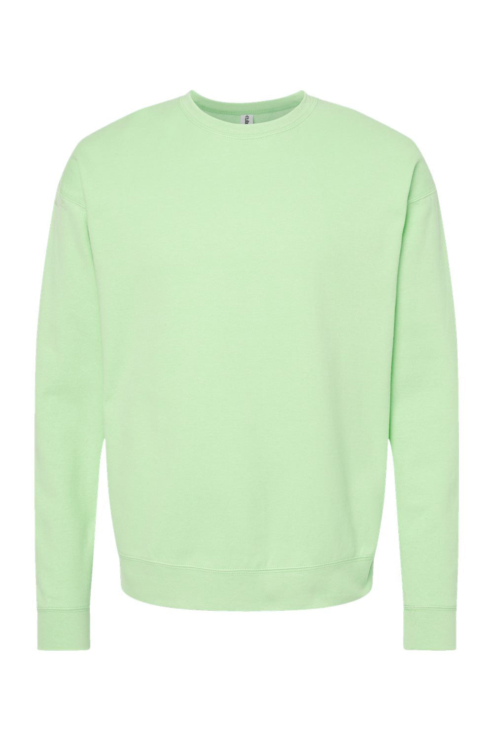 Tultex 340 Mens Fleece Crewneck Sweatshirt Neo Mint Green Flat Front