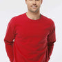 Tultex Mens Fleece Crewneck Sweatshirt - Red