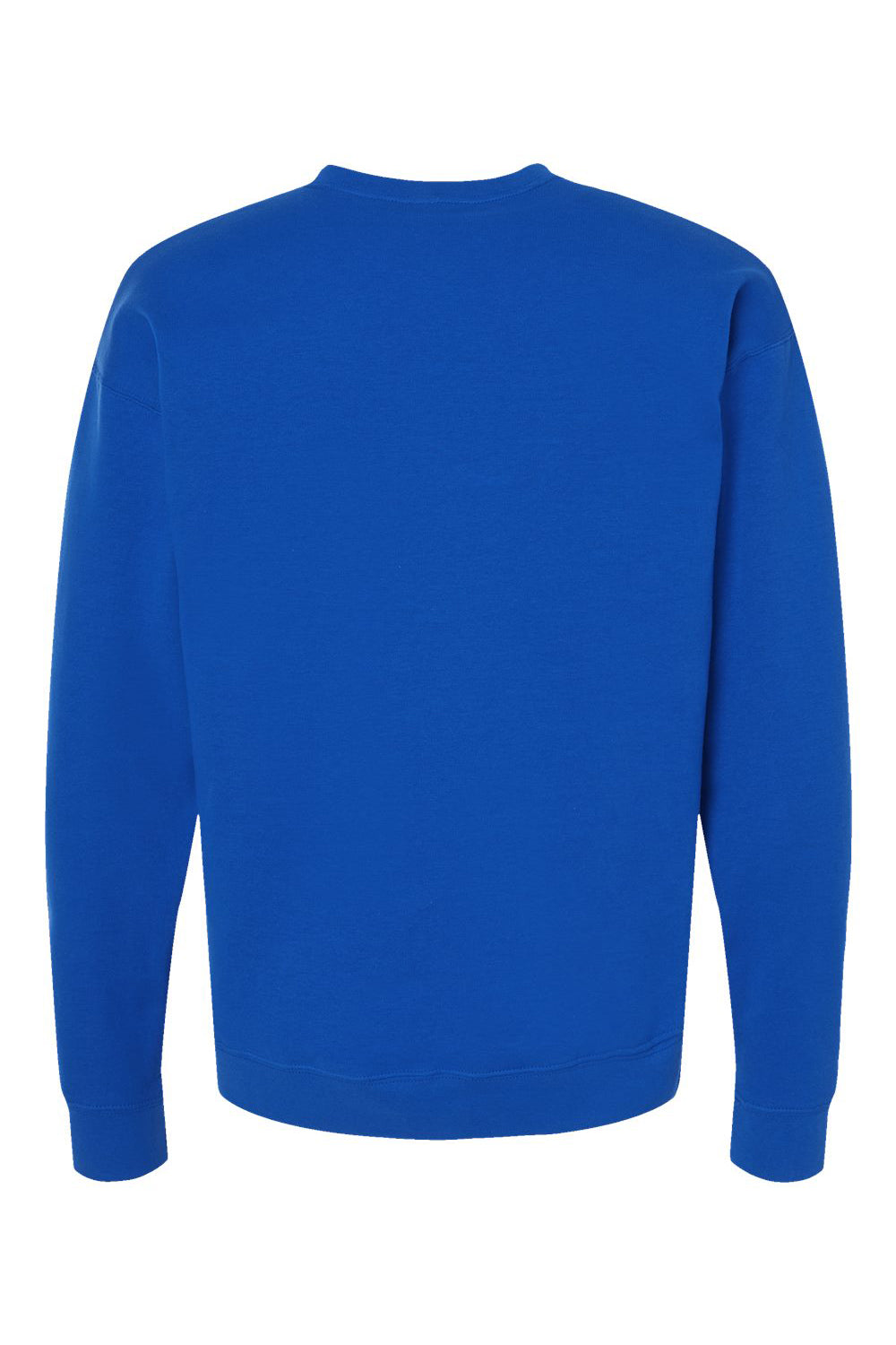 Tultex 340 Mens Fleece Crewneck Sweatshirt Royal Blue Flat Back