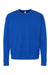 Tultex 340 Mens Fleece Crewneck Sweatshirt Royal Blue Flat Front