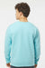 Tultex 340 Mens Fleece Crewneck Sweatshirt Purist Blue Model Back