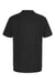Tultex 400 Mens Sport Short Sleeve Polo Shirt Black Flat Back