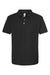 Tultex 400 Mens Sport Short Sleeve Polo Shirt Black Flat Front