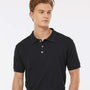 Tultex Mens Sport Short Sleeve Polo Shirt - Black - NEW