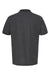 Tultex 400 Mens Sport Short Sleeve Polo Shirt Heather Charcoal Grey Flat Back