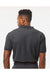 Tultex 400 Mens Sport Shirt Sleeve Polo Shirt Heather Charcoal Grey Model Back