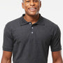 Tultex Mens Sport Short Sleeve Polo Shirt - Heather Charcoal Grey