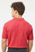 Tultex 400 Mens Sport Short Sleeve Polo Shirt Heather Red Model Back