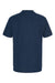 Tultex 400 Mens Sport Short Sleeve Polo Shirt Navy Blue Flat Back