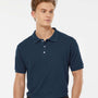 Tultex Mens Sport Short Sleeve Polo Shirt - Navy Blue - NEW