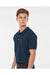 Tultex 400 Mens Sport Shirt Sleeve Polo Shirt Navy Blue Model Side