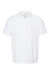 Tultex 400 Mens Sport Short Sleeve Polo Shirt White Flat Front