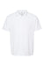 Tultex 400 Mens Sport Shirt Sleeve Polo Shirt White Flat Front