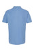 Tultex 400 Mens Sport Short Sleeve Polo Shirt Heather Light Blue Flat Back