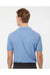 Tultex 400 Mens Sport Shirt Sleeve Polo Shirt Heather Light Blue Model Back