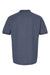 Tultex 400 Mens Sport Shirt Sleeve Polo Shirt Heather Navy Blue Flat Back