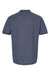 Tultex 400 Mens Sport Short Sleeve Polo Shirt Heather Navy Blue Flat Back